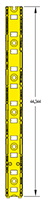 44 Inch (in) Length Stanchion