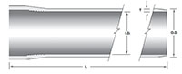 Interference Joint Iron Pipe Sizes (IPS) Straight Conduits
