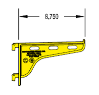 8 Inch (in) Length Arm