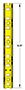 36 Inch (in) Length Stanchion